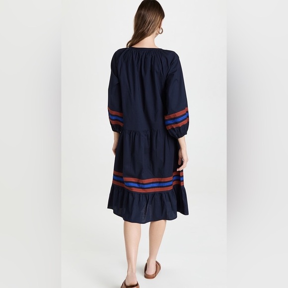 NWOT Sundry Dress w/ Varsity Stripes - Picture 2 of 12